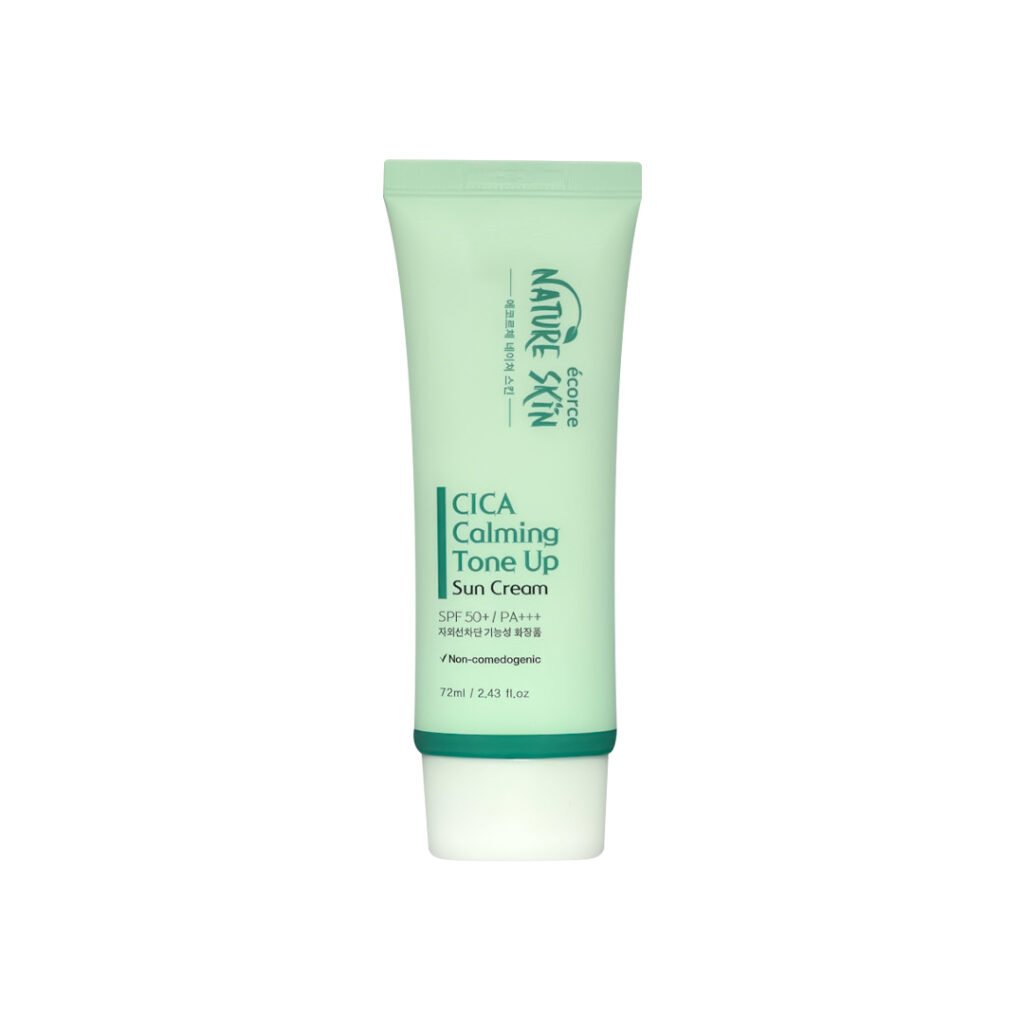 Nature Skin CICA Calming Tone Up Sun Cream SPF50+ PA+++ - Emart Skincare Bangladesh