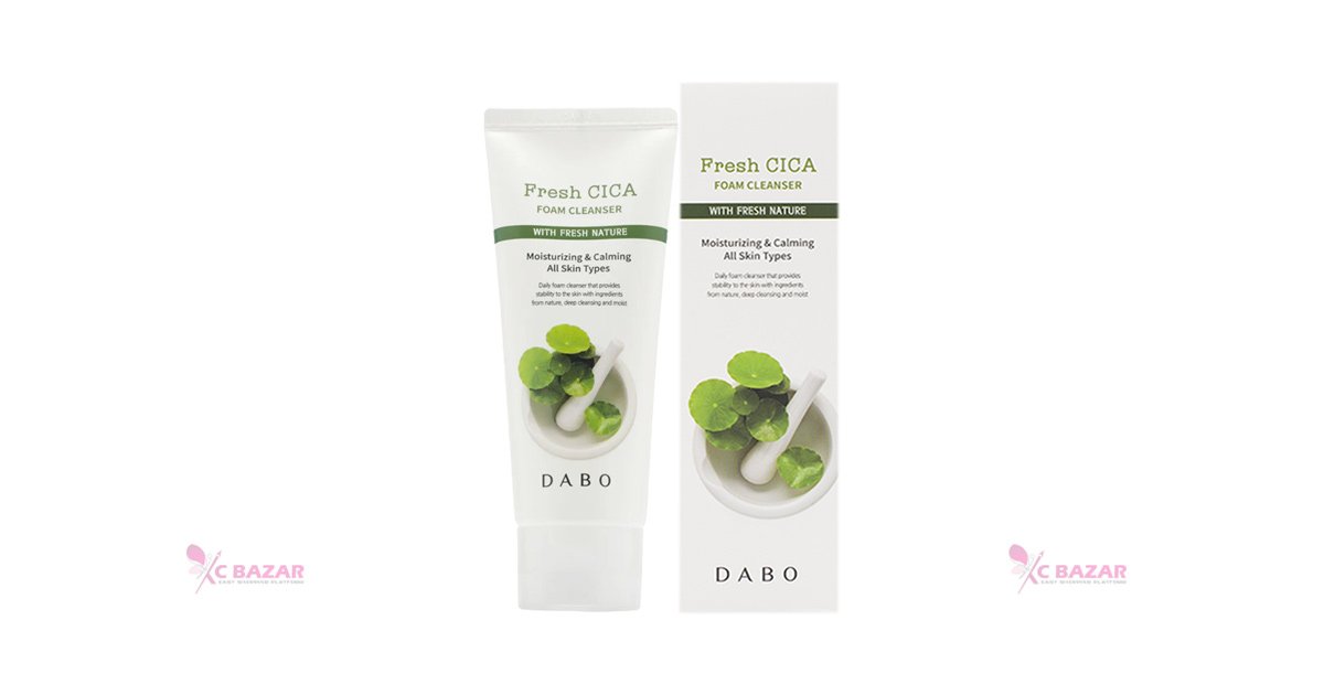 Dabo Fresh Cica Foam Cleanser 100 ml - Emart Skincare Bangladesh