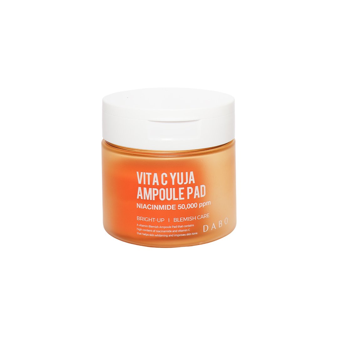 Dabo Vita C Yuja Ampoule Pad 100 Pcs 120ml - Emart Skincare Bangladesh