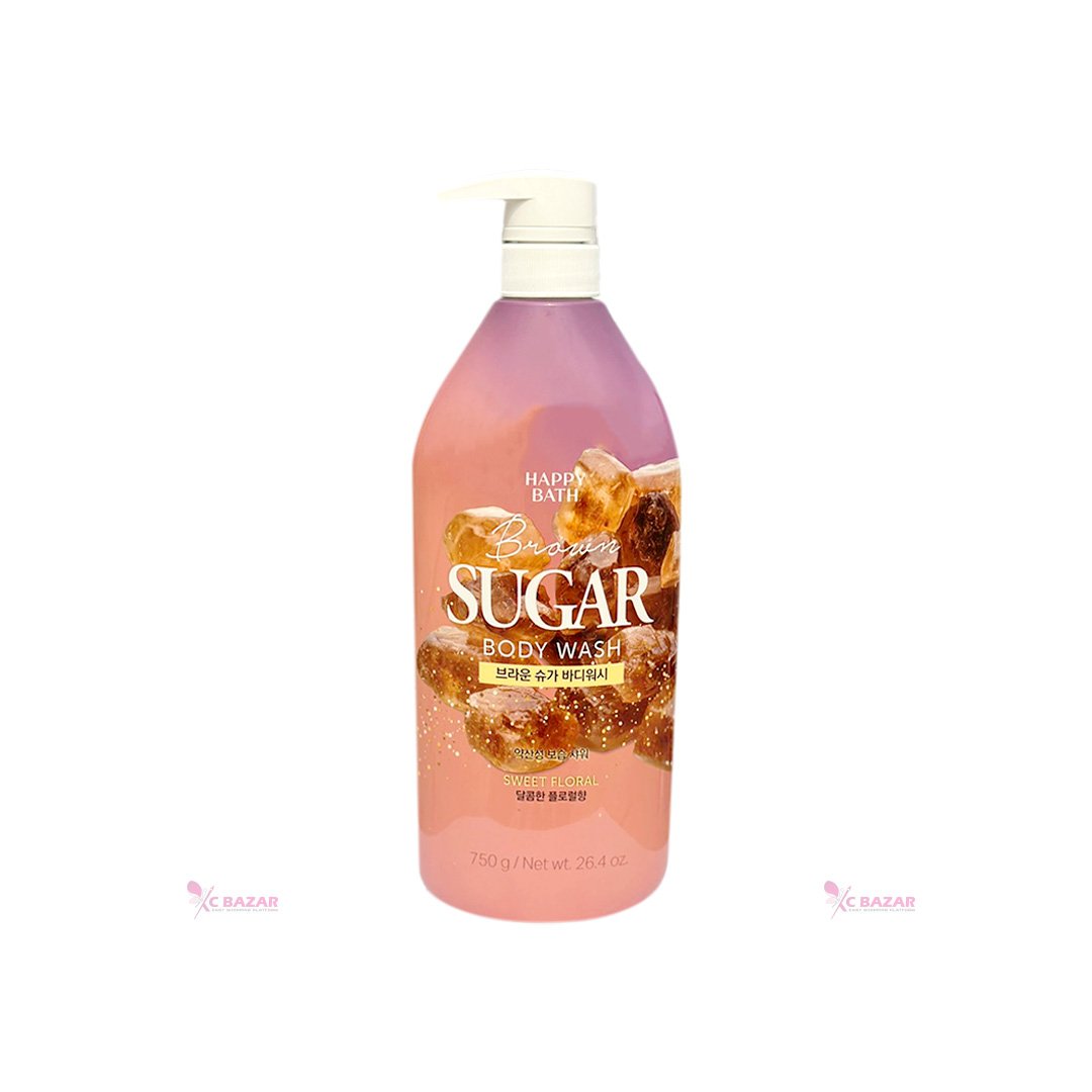 Happy Bath Brown Sugar Body Wash 750 g - Emart Skincare Bangladesh