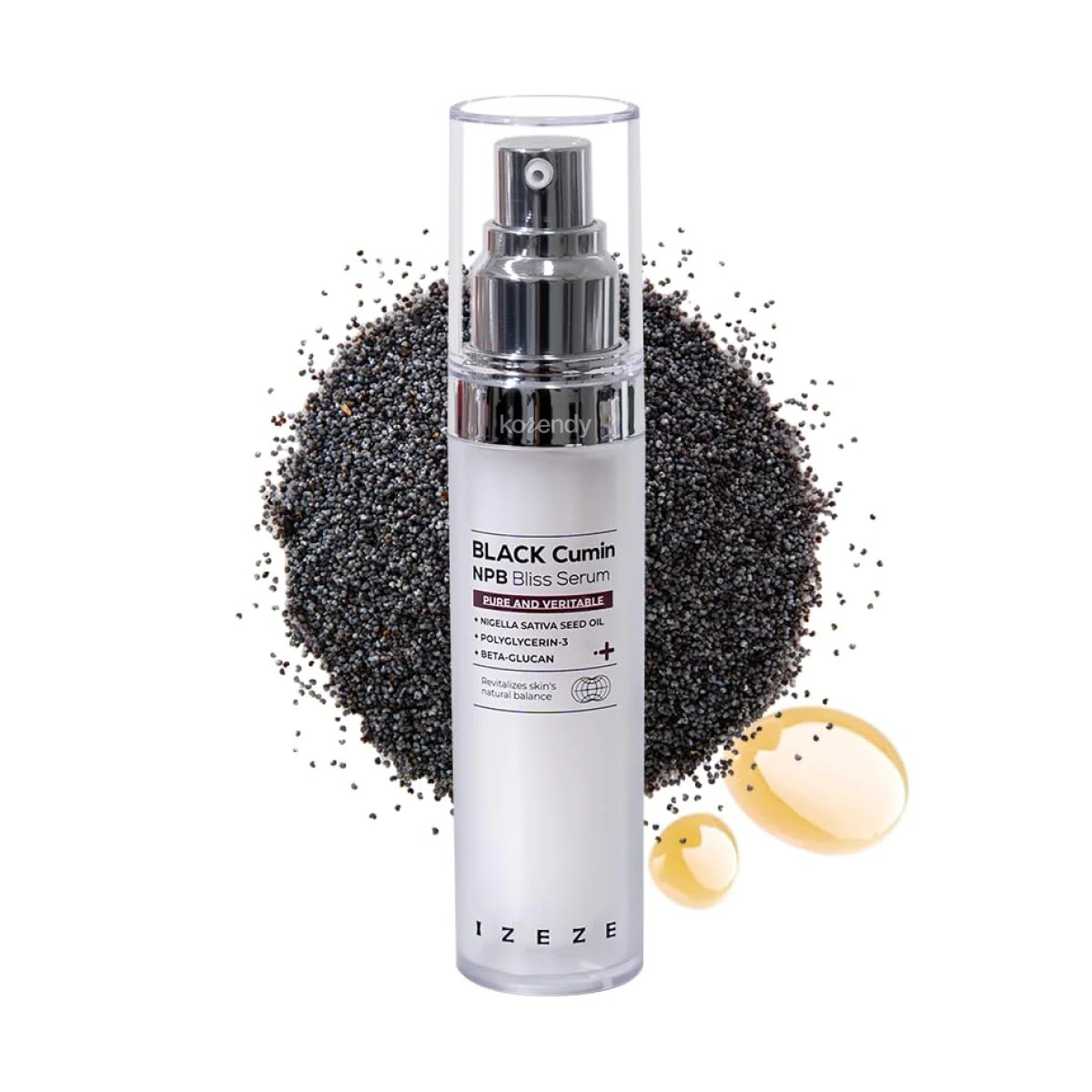 IZEZE Black Cumin NPB Bliss Serum 30ml - Emart Skincare Bangladesh