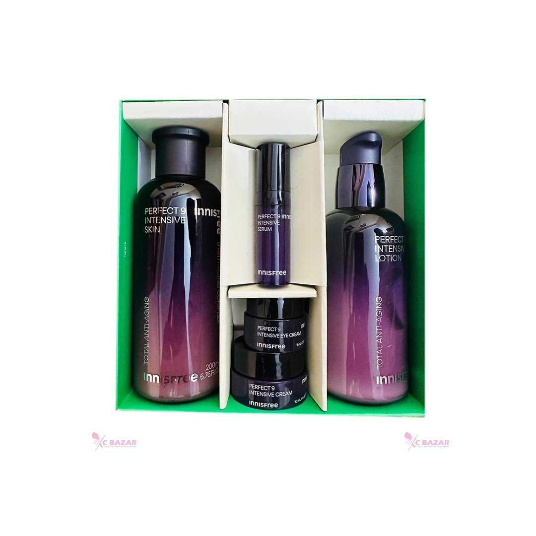 Innisfree Perfect 9 Intensive Skin Care Set - Emart Skincare Bangladesh