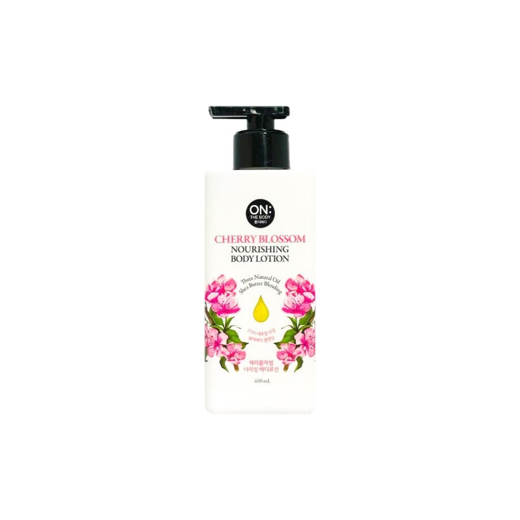 On the body English Iris Nourishing Body Lotion 400 ml – Cherry Blossom - Emart Skincare Bangladesh