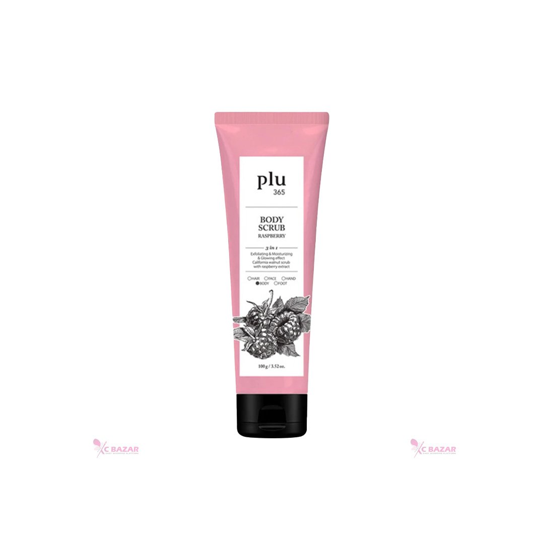 Plu 365 Body Scrub 100g - COTTON MUSK - Emart Skincare Bangladesh