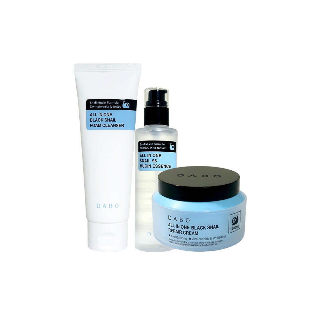 DABO Black Snail Repair & Glow Combo - Emart Skincare Bangladesh