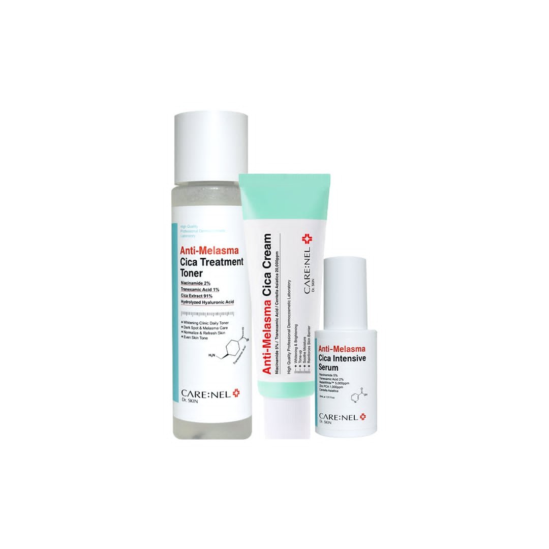 Care:nel Anti-Melasma Cica 3-Step Treatment Set - Emart Skincare Bangladesh