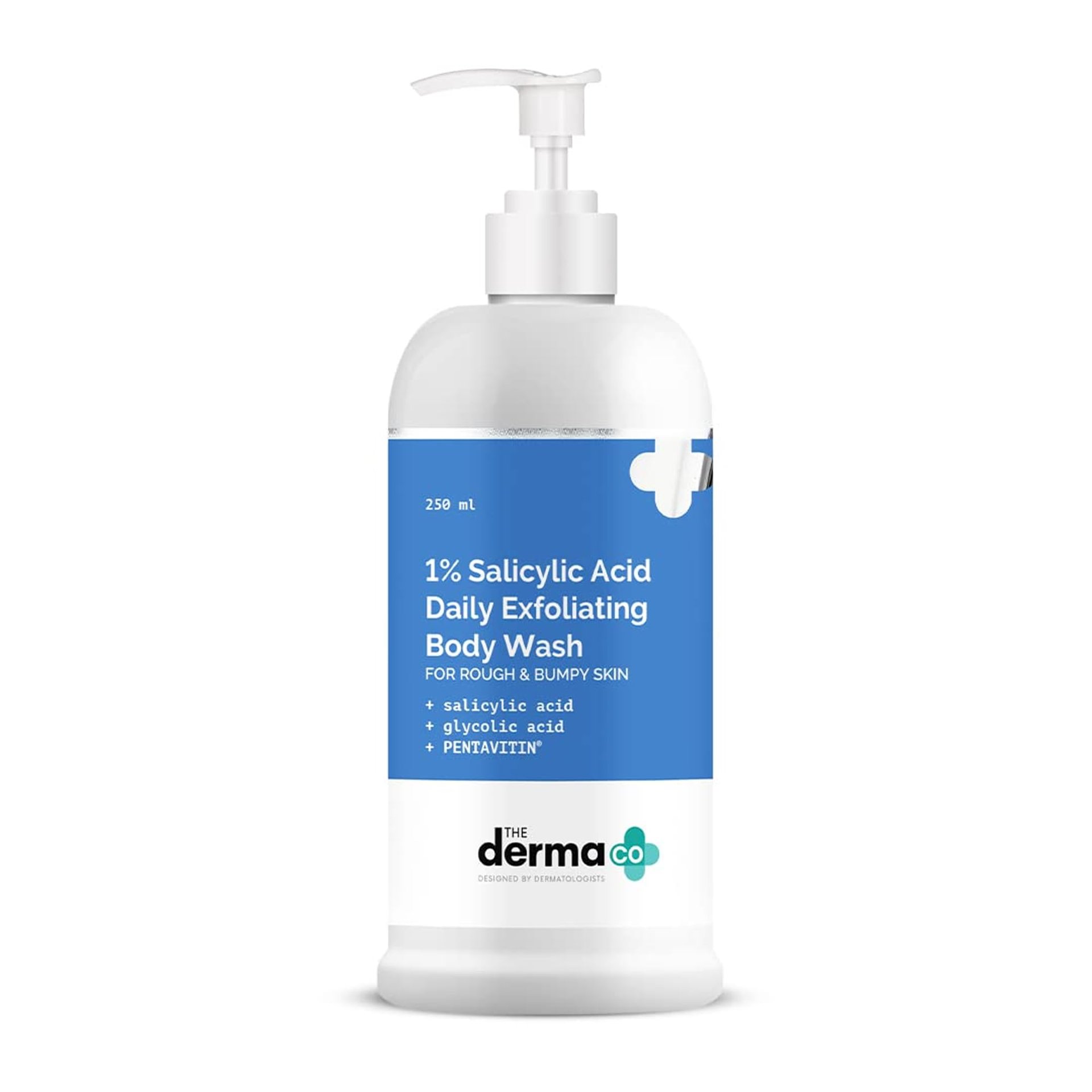 The Derma Co 1% Salicylic Acid Daily Exfoliating Body Wash 250ml - Emart Skincare Bangladesh