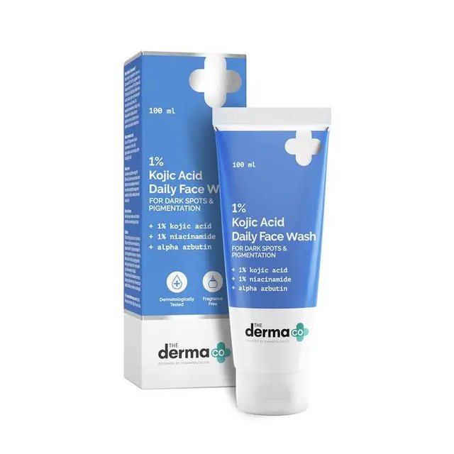 The Derma CO 1% Kojic Acid Daily Face Wash 100ml - Emart Skincare Bangladesh