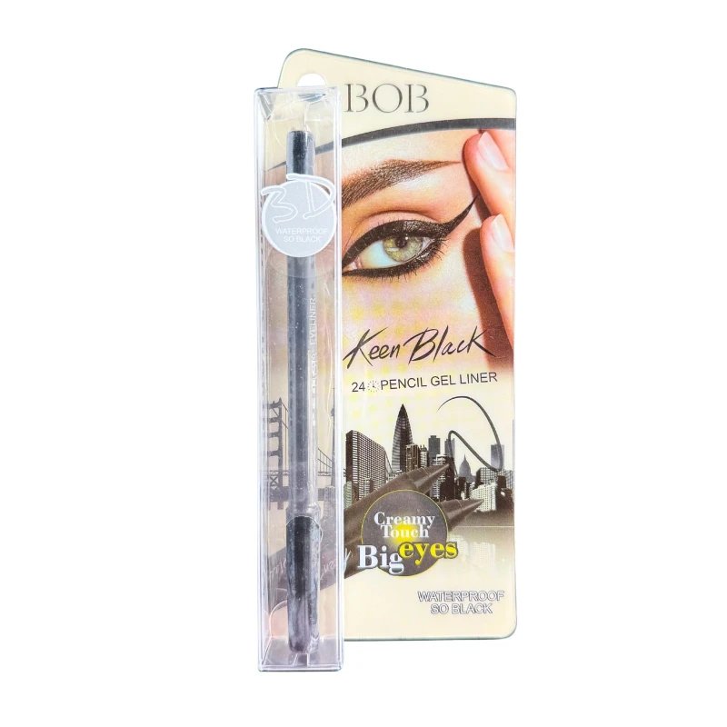BOB Keen Black 24H Pencil Gel Eyeliner - Emart Skincare Bangladesh