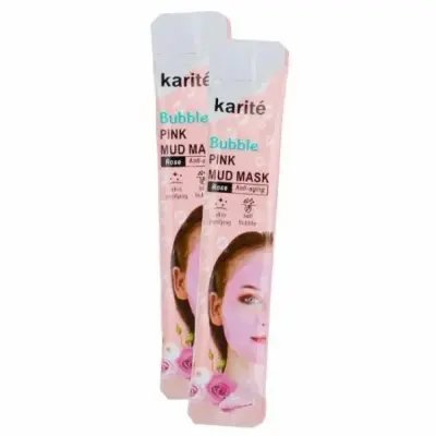 Karite Bubble Pink Mud Mask 5ml - Emart Skincare Bangladesh
