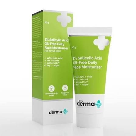 The Derma CO 1% Salicylic Acid Oil Free Daily Face Moisturizer 50g - Emart Skincare Bangladesh