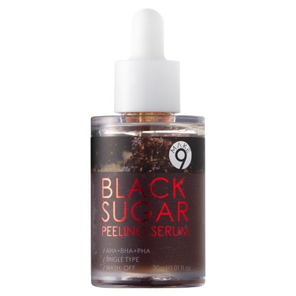 MAKE9 Black Sugar Wash-off Peeling Serum 30ml - Emart Skincare Bangladesh