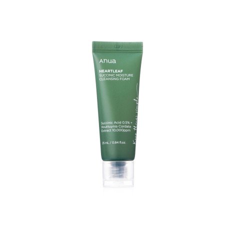 Anua Heartleaf Succinic Moisture Cleansing Foam 25ml - Emart Skincare Bangladesh