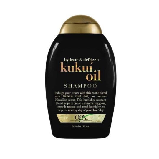 OGX Hydrate+Defrizz Kukui Oil Shampoo 385ml - Emart Skincare Bangladesh