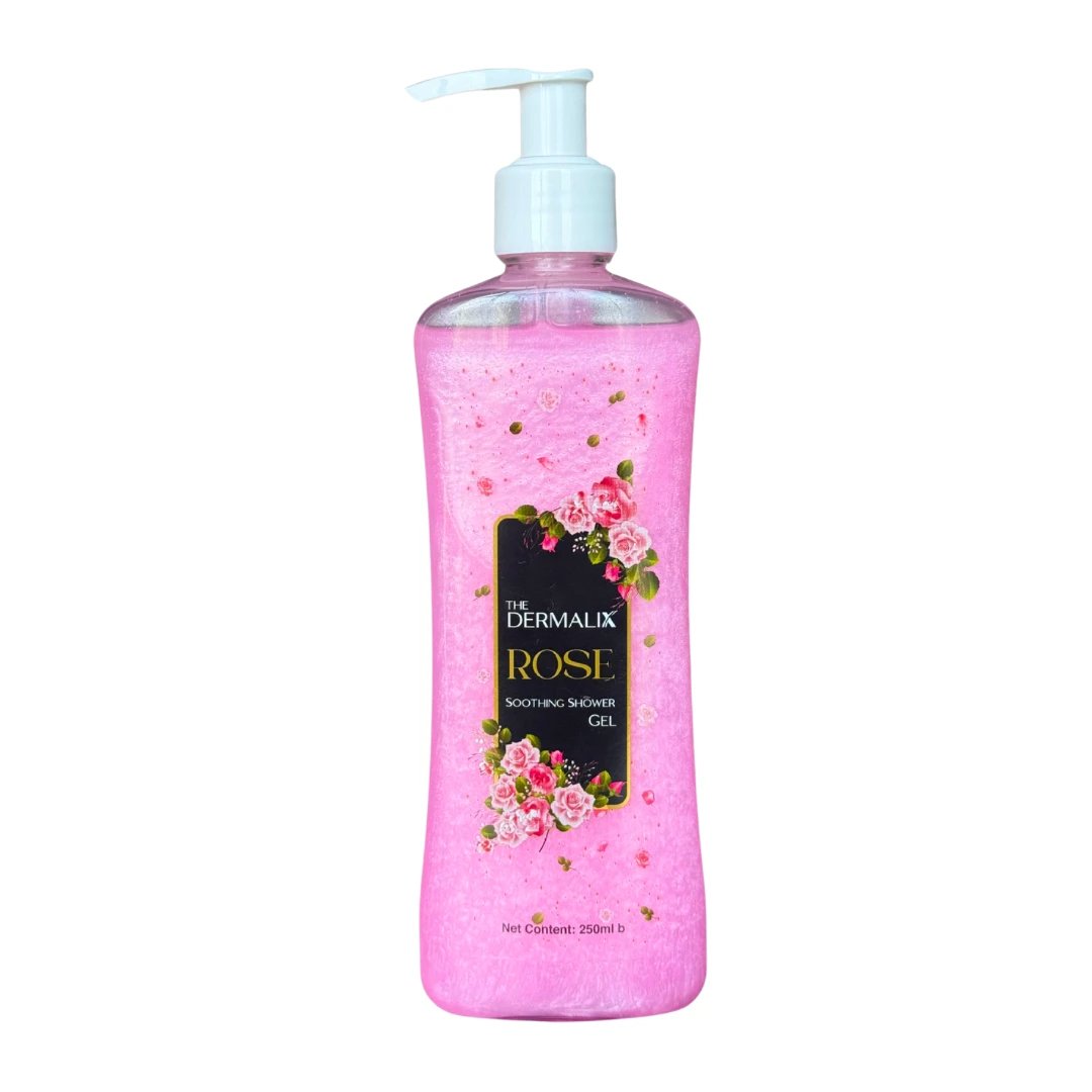 The Dermalix Rose Soothing Shower Gel 250ml - Emart Skincare Bangladesh