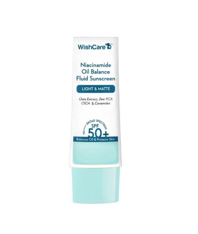 WishCare Niacinamide Oil Balance Fluid Sunscreen Spf 50+ Pa+++ - Emart Skincare Bangladesh