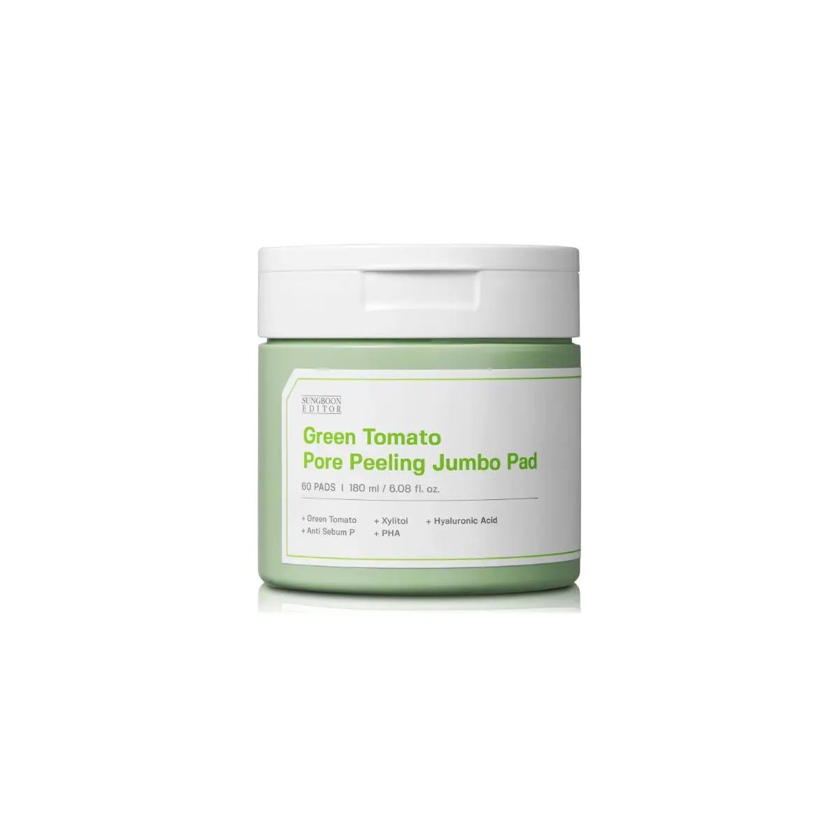 Sungboon Editor Green Tomato Pore Peeling Jumbo Pad 180ml 60ea - Emart Skincare Bangladesh
