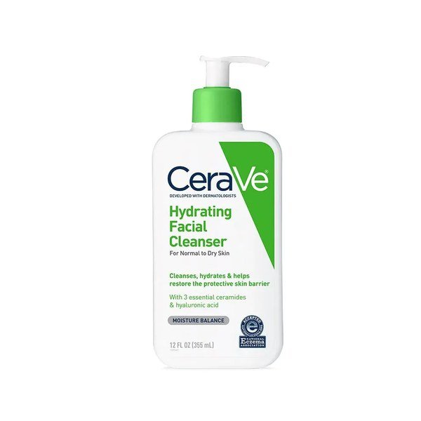 CeraVe Hydrating Cleanser Normal To Dry Skin 355ml (USA Version) face cleanser or face wash price in Bangladesh at Emart
