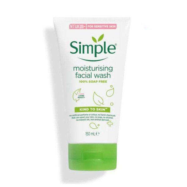 Simple Moisturising Facial Wash 150ml - Emart Skincare Bangladesh