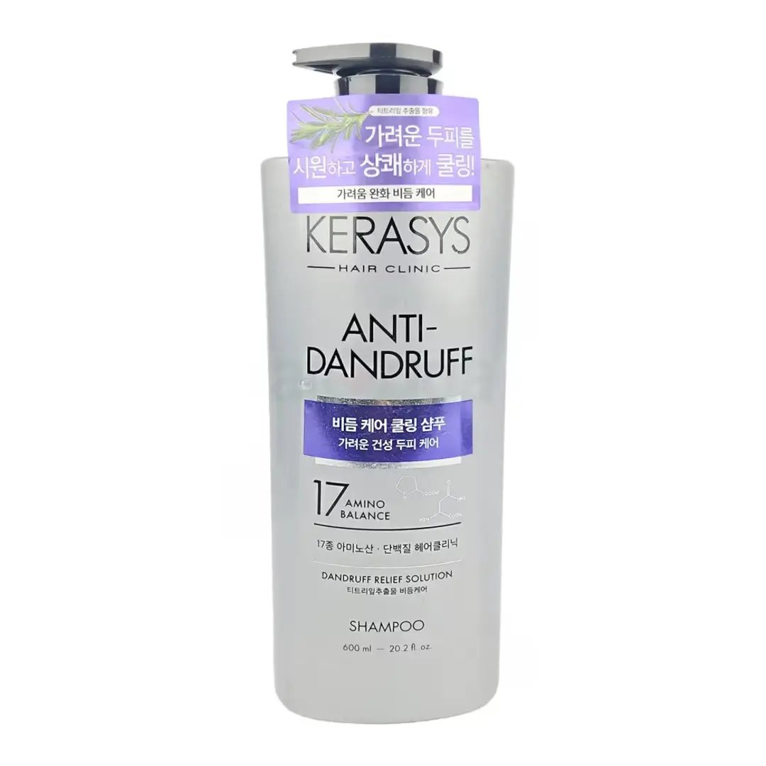 Kerasys Scalp Cooling Anti Dandruff Protein Shampoo 600ml - Emart Skincare Bangladesh