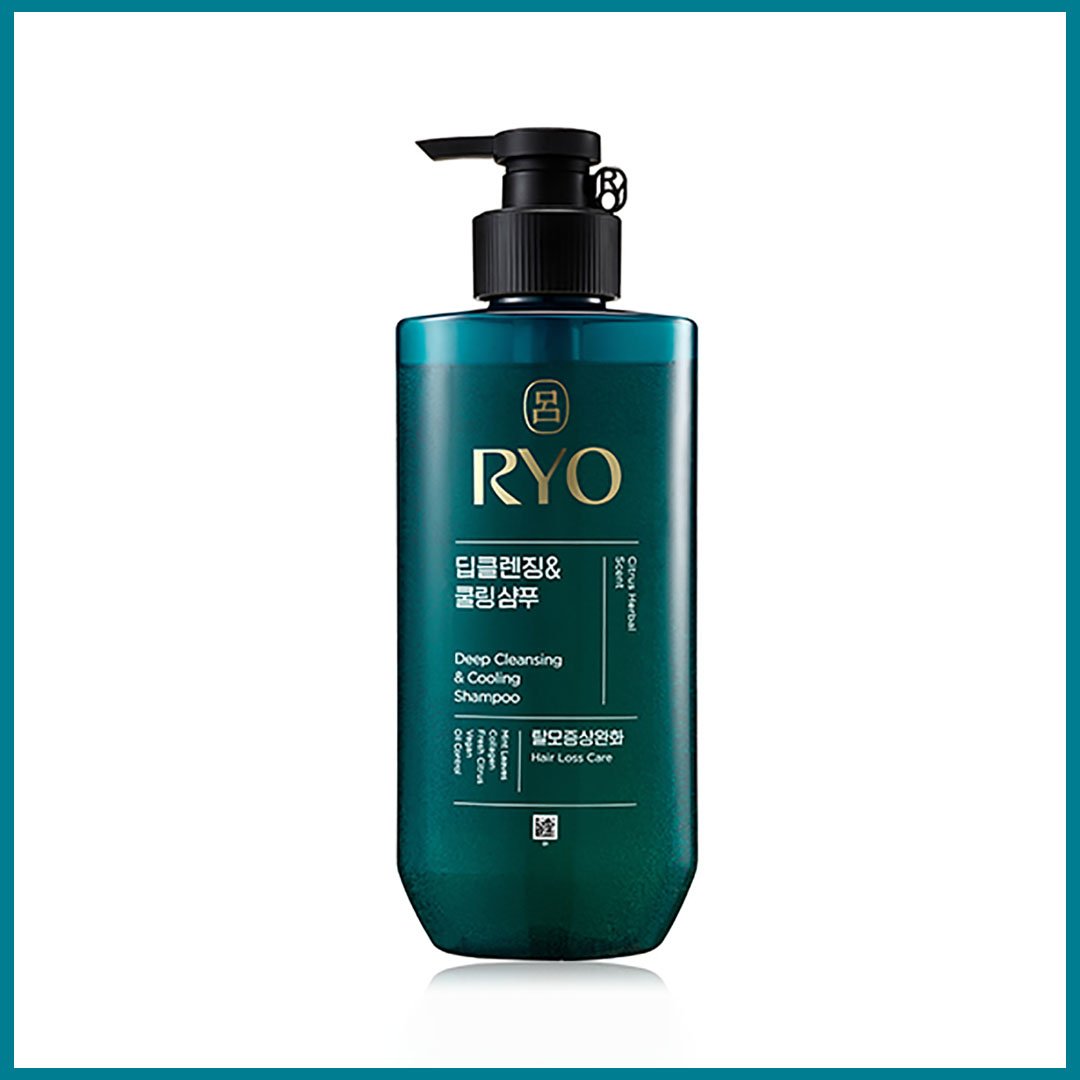 Ryo Deep Cleansing & Cooling Shampoo 480ml - Emart Skincare Bangladesh