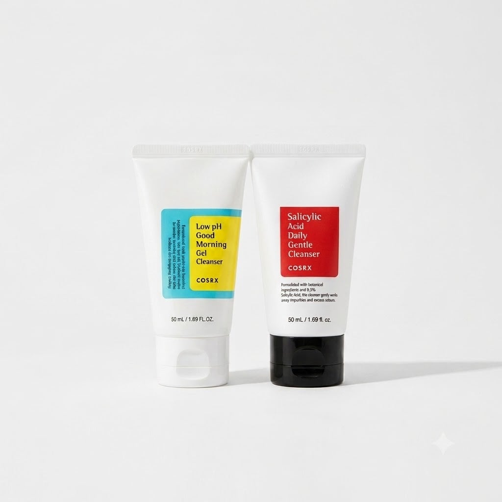 COSRX Mini Low pH + Salicylic Cleanser Combo