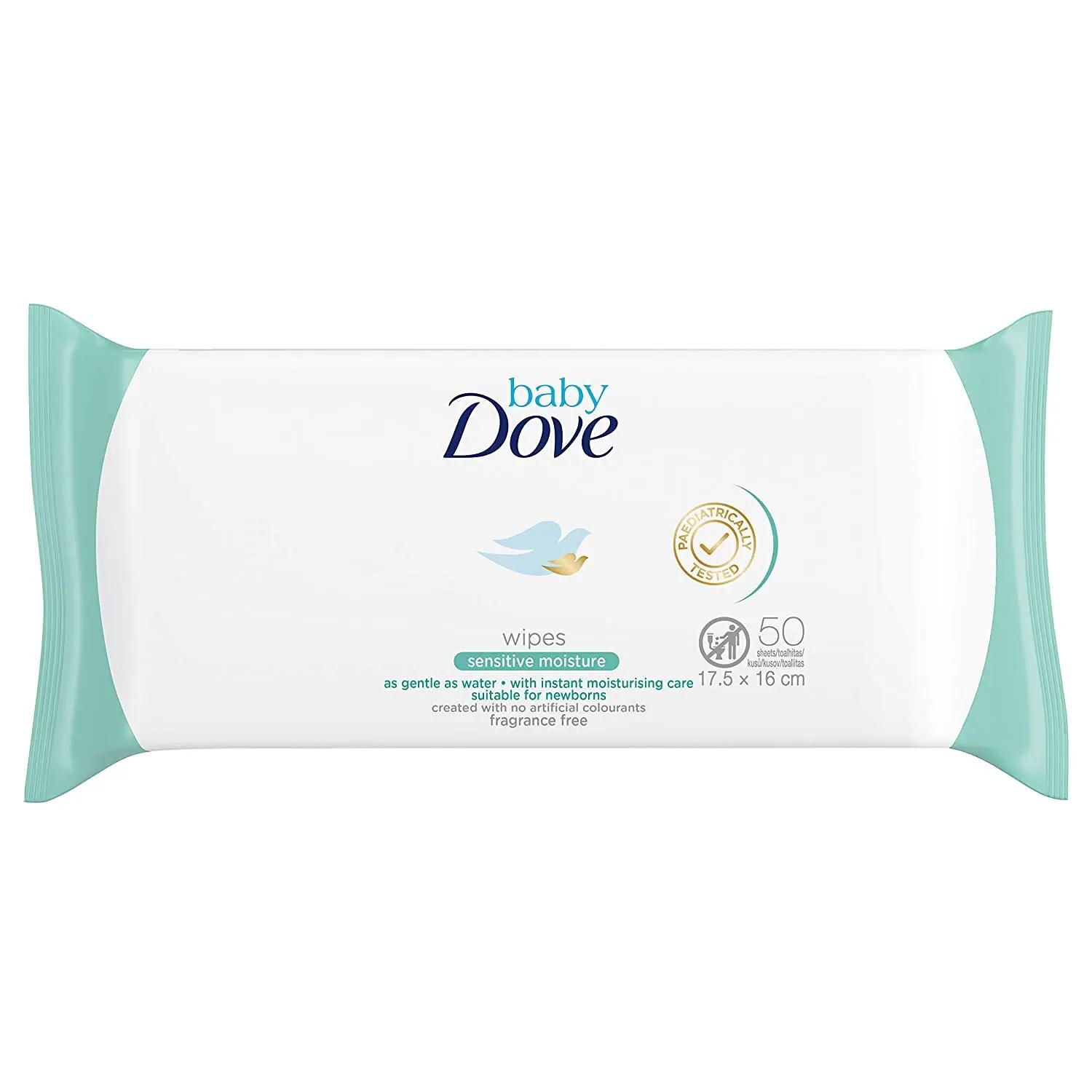 Dove Baby Wipes Sensitive Moisture 50 pcs - Emart Skincare Bangladesh