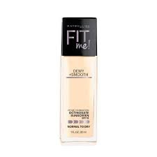 Maybelline Fit Me Dewy+Smooth Foundation- Porcelain 110 - Emart Skincare Bangladesh