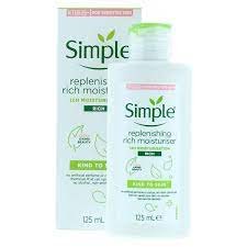 Simple Replenishing Rich Moisturiser 125ml - Emart Skincare Bangladesh