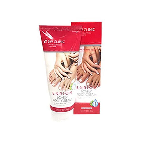3W CLINIC Enrich Lovely Foot Cream 100ml - Emart Skincare Bangladesh