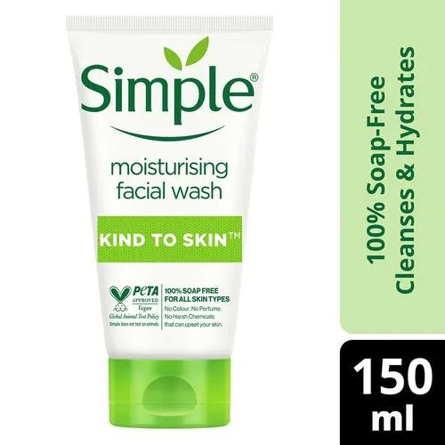 Simple Moisturising Foaming Facial Wash 150ml - Emart Skincare Bangladesh