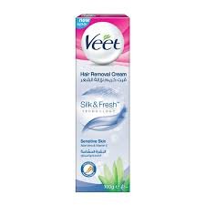 Veet Hair Removal Cream Silk for Sensitive Skin, 100ge - Emart Skincare Bangladesh
