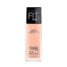 Maybelline Fit Me Dewy+Smooth Foundation- Nude Beige 125 - Emart Skincare Bangladesh