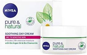 Nivea Pure & Natural Soothing Day Cream 50ml - Emart Skincare Bangladesh