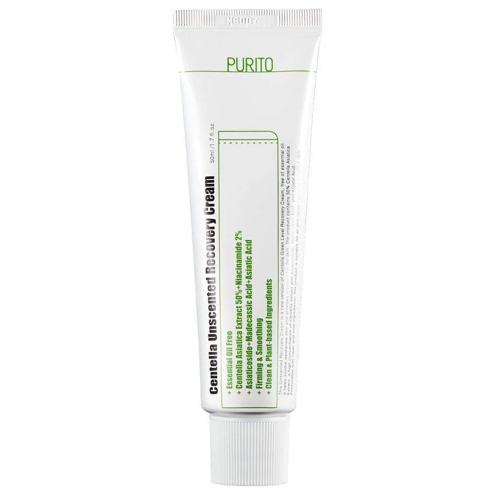 PURITO Centella Unscented Recovery Cream 50ml - Emart Skincare Bangladesh