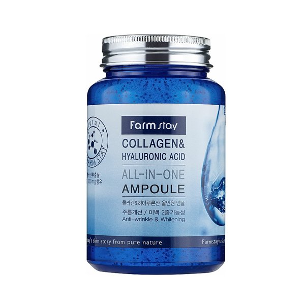 FarmStay Collagen Hyaluronic Acid All-In-One Ampoule 100ml - Emart Skincare Bangladesh
