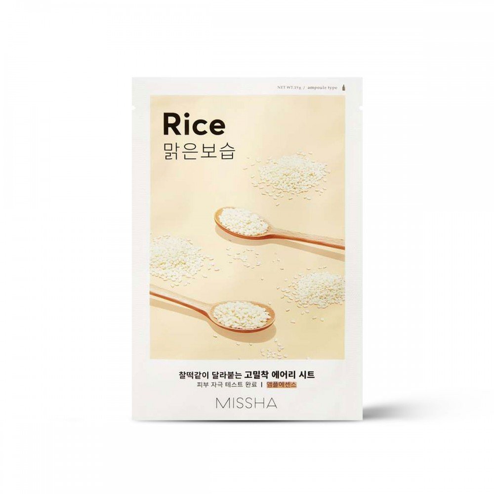 Missha Airy Fit Sheet Mask (Rice) - Emart Skincare Bangladesh