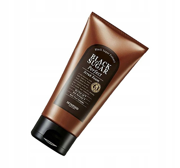 Skinfood Black Sugar Perfect Scrub Foam 180ml - Emart Skincare Bangladesh