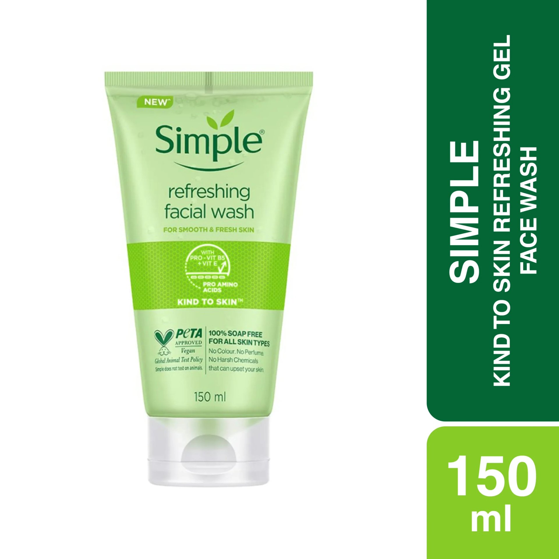Simple Refreshing Facial Wash 150ml face cleanser or face wash price in Bangladesh at Emart