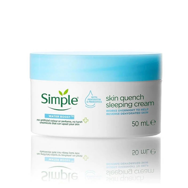 Simple Water Boost Skin Quench Sleeping Cream 50ml Price in Bangladesh | Emart