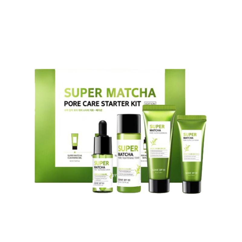 Some By Mi Super Matcha Pore Care Starter Kit 4pcs - Emart Skincare Bangladesh