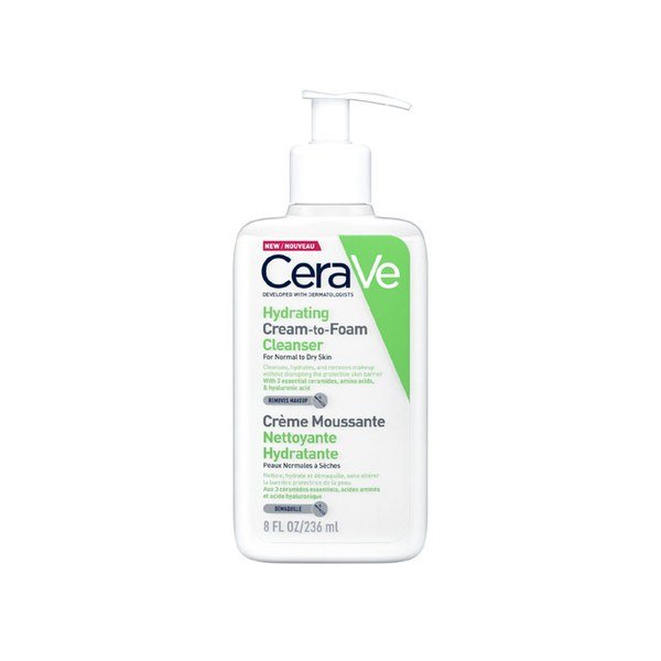 CERAVE Hydrating Cream-to-Foam Cleanser 236 ml Price in Bangladesh | Emart
