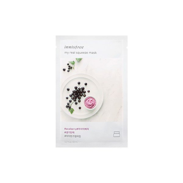 Innisfree My Real Squeeze Mask - Acai Berry 20ml Price in Bangladesh | Emart