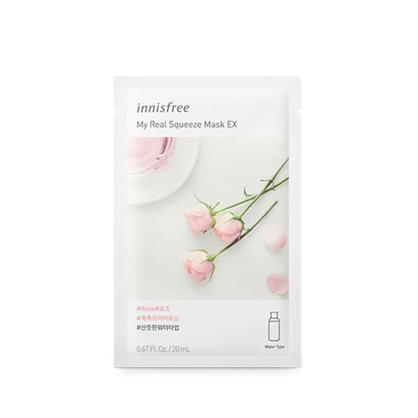 Innisfree My Real Squeeze Mask - Rose 20ml - Emart Skincare Bangladesh
