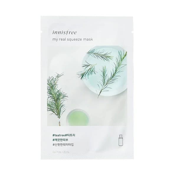 Innisfree My Real Squeeze Mask - Tea Tree 20ml - Emart Skincare Bangladesh