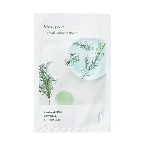 Innisfree My Real Squeeze Mask - Tea Tree 20ml - Emart Skincare Bangladesh