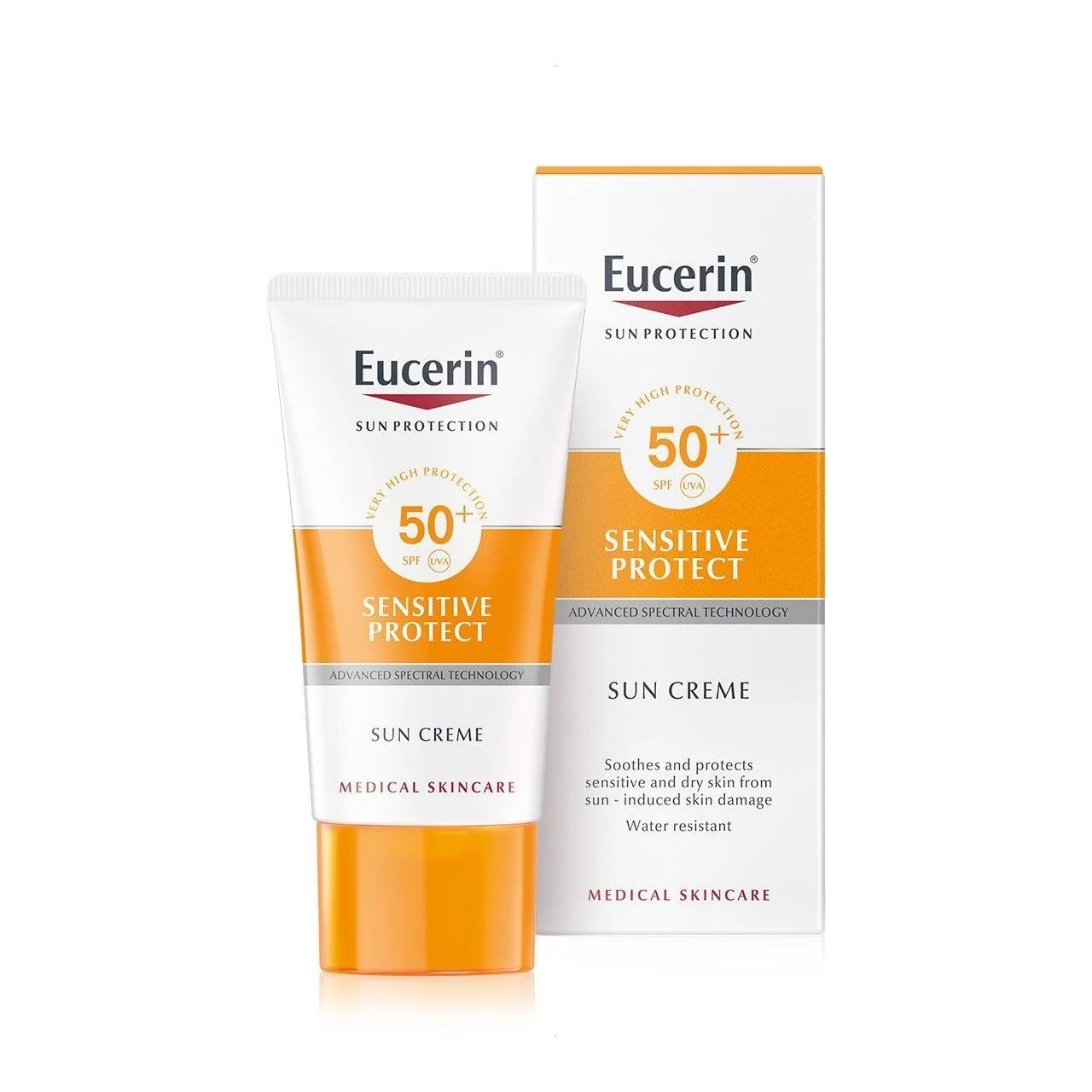 Eucerin Sensitive Protect Sun Cream SPF50+ 50ml - Emart Skincare Bangladesh