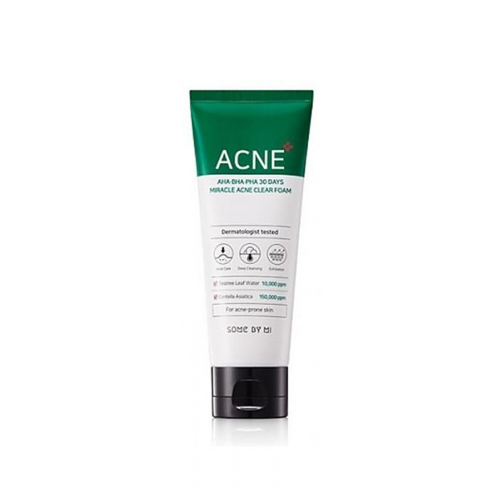 Some By Mi Aha Bha Pha 30Days Miracle Acne Clear Foam 100ml - Emart Skincare Bangladesh