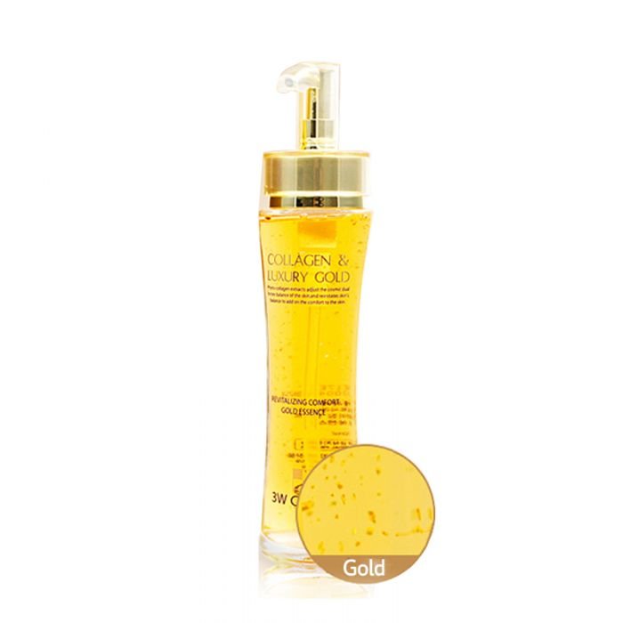 3W Clinic collagen and luxury revitalizing comfort 24K gold essence 150ml - Emart Skincare Bangladesh