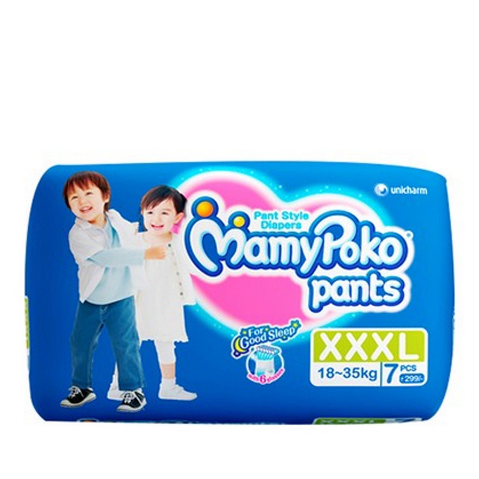 Mamy Poko Pants XXXL-7 Pcs (18-35Kg) .IN - Emart Skincare Bangladesh